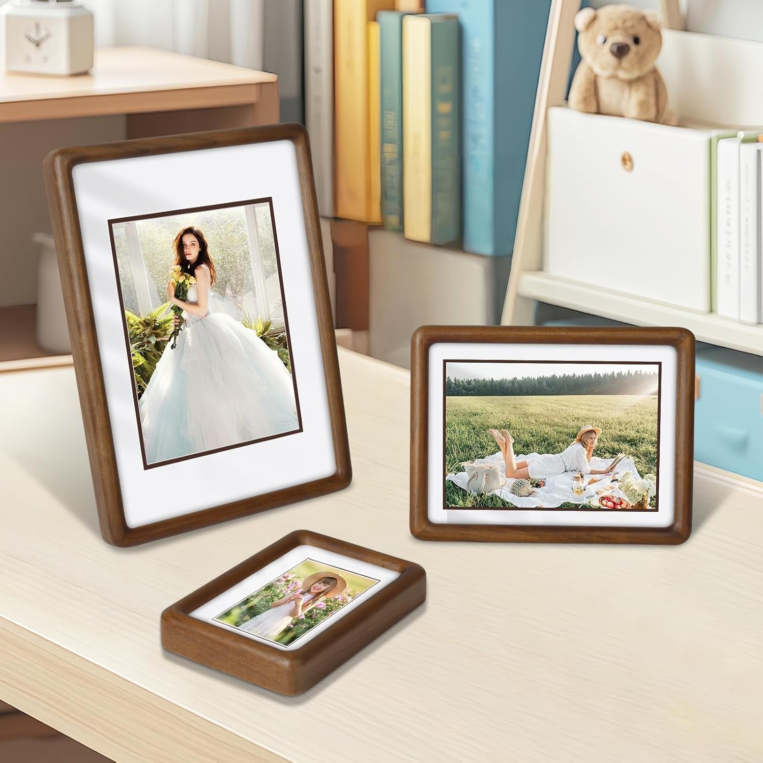 a4-wood-picture-frame-solid-natural-walnut-rounded-corner-photo-frame-with-tempered-glass-a4-wooden-frame-matted-to-6x8-wall-or-tabletop-display-version-shipped-randomly