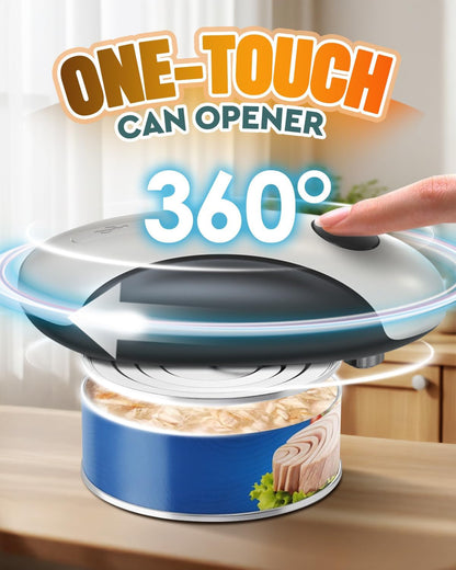 Electric Can Opener, Automatic Rechargeable Can Openers with One-Touch Smooth Edge & Magnetic Lid - Hands-Free Easy-Grip Opener for Seniors with Arthritis and Most Cans2