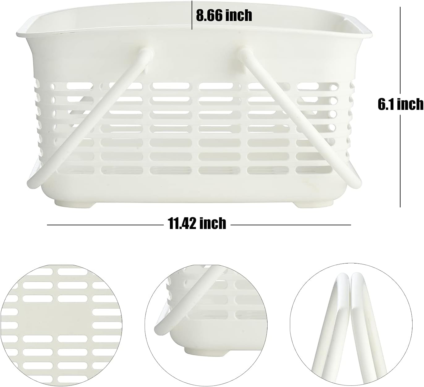 plastic-shower-caddy-basket-with-handle-portable-organizer-storage-basket-for-college-dorm-bathroom-kitchen-white