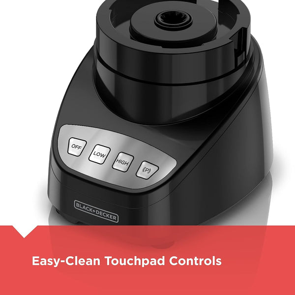 BLACK+DECKER 8-Cup Food Processor, Easy Assembly, Stainless Steel S-Blade, Shred, Slice, Chop, Puree, 450W Motor3