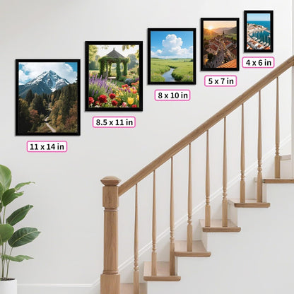 8X10 Picture Frame Set of 2, Black Photo Frame for Tabletop or Wall Display, Display Pictures 5X7 with Mat or 8X10 without Mat, Frame Collage with HD Plexiglass for Gallery Wall Home Decor5