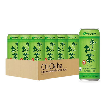 Oi Ocha Green Tea, Unsweetened, 10.6 Ounce (Pack of 12)1