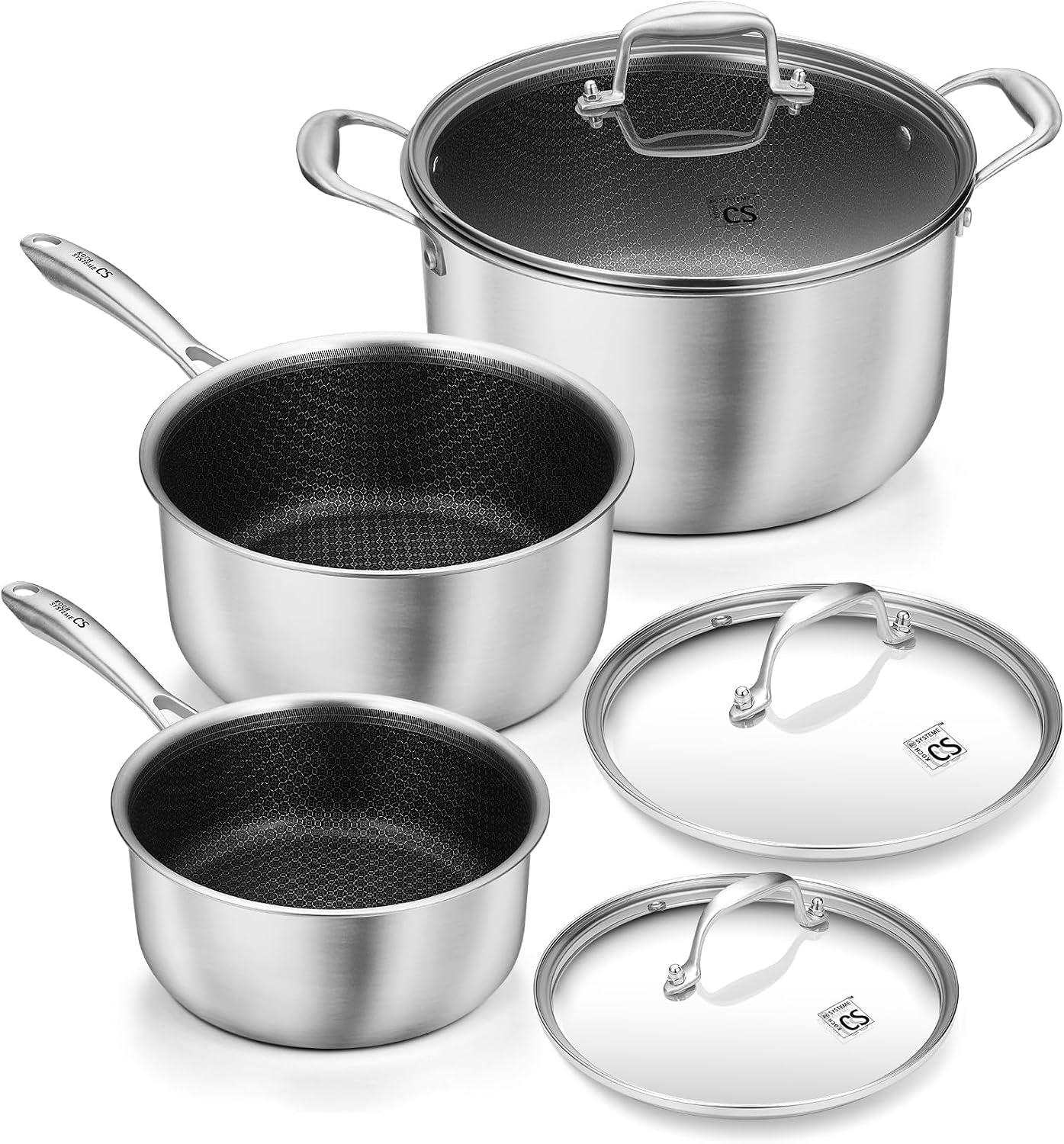triply-stainless-steel-cookware-set-6-piece-nonstick-hybrid-pots-set-2qt-3qt-8qt-kitchen-cookware-set-with-honeycomb-interior-stainless-steel-pots-set-induction-compatible