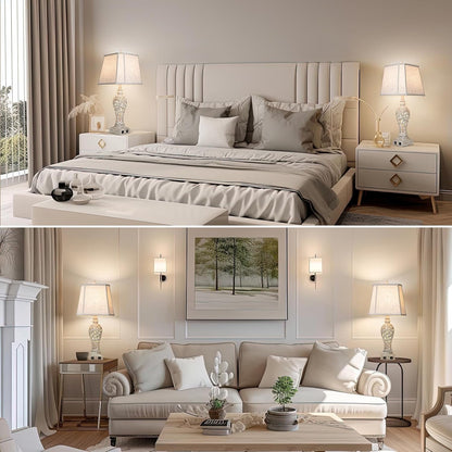28.5" Table Lamps Set of 2 with Nightlight for Bedroom4