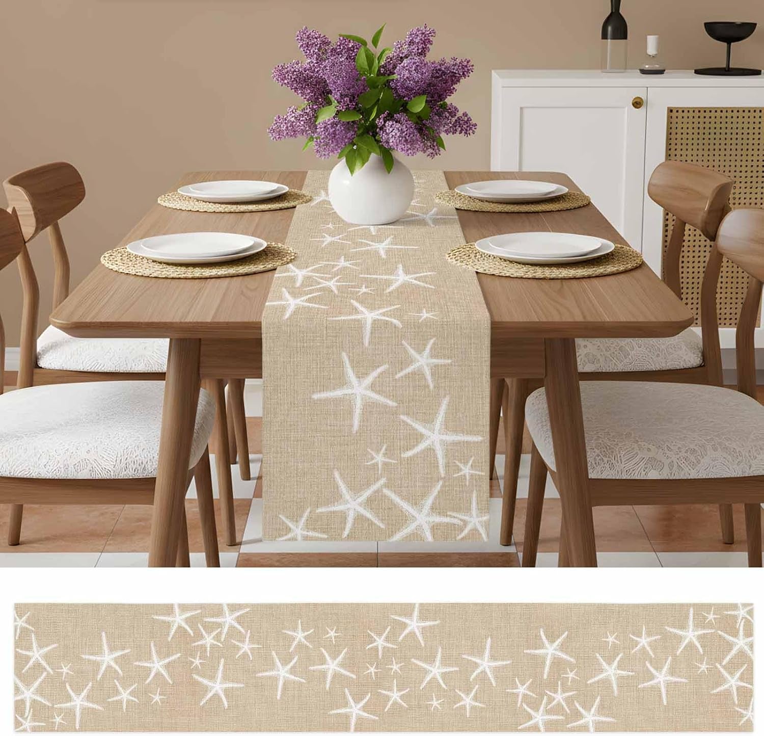 beige-starfish-coastal-table-runner-36-inches-long-farmhouse-dress-scarves-summer-beach-nautical-ocean-sea-dining-tablerunner-for-coffee-table-kitchen-island-party-decor-small-13-x-36