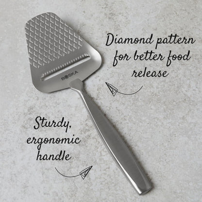BOSKA Monaco+ Premium Cheese Slicer - Award Winning Cheese Cutter for Block Cheese, Cheddar up to Parmesan - Quilted Pattern Reduces Resistance - Non-Stick & Ergonomic Handheld7