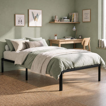Twin Bed Frame, 14 Inch Heavy Duty Steel Platform, Noise-Free9
