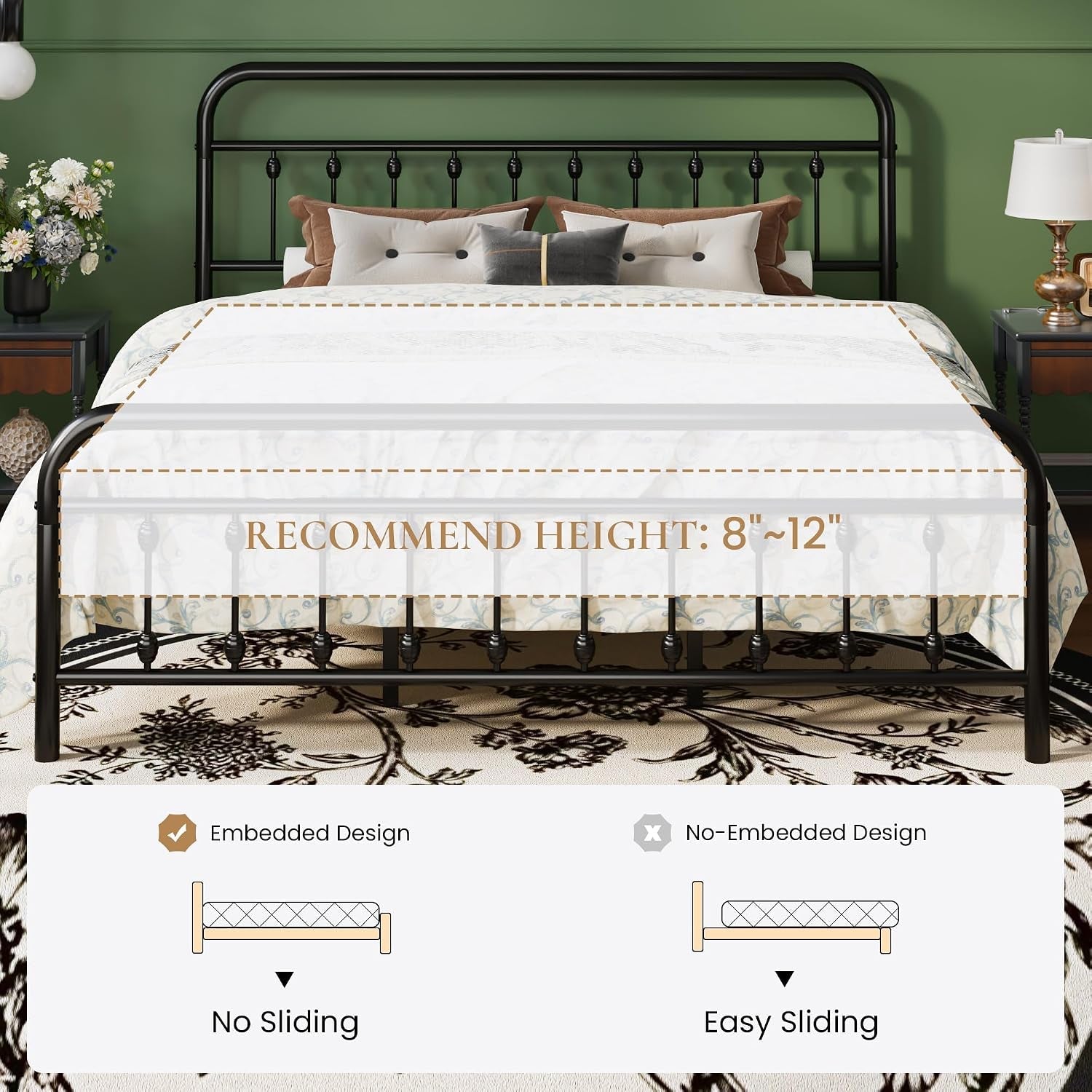 king-metal-bed-frame-with-victorian-iron-art-headboard-black