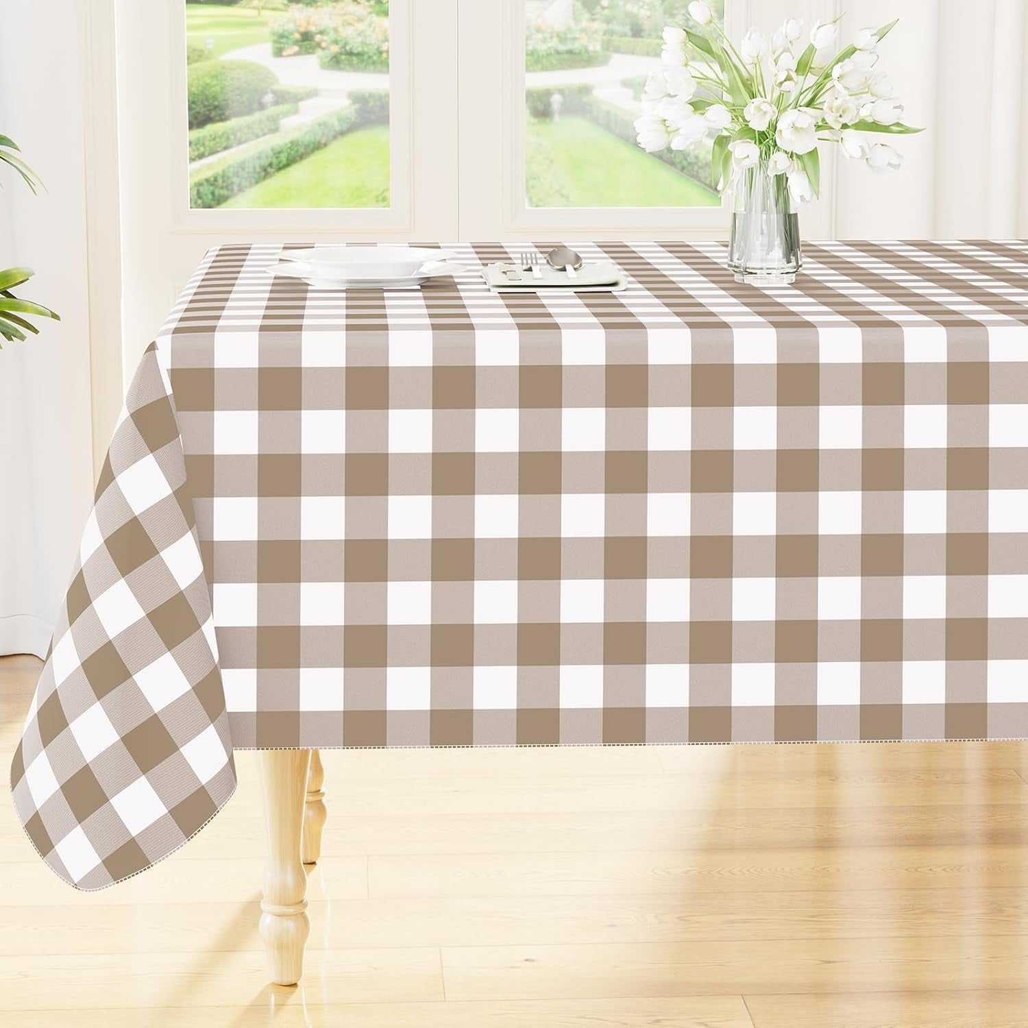 picnic-table-cloth-vinyl-tablecloths-with-flannel-backing-60x84-waterproof-rectangle-table-cloth-wipeable-buffalo-plaid-table-cover-for-indoor-and-outdoor-khaki-white