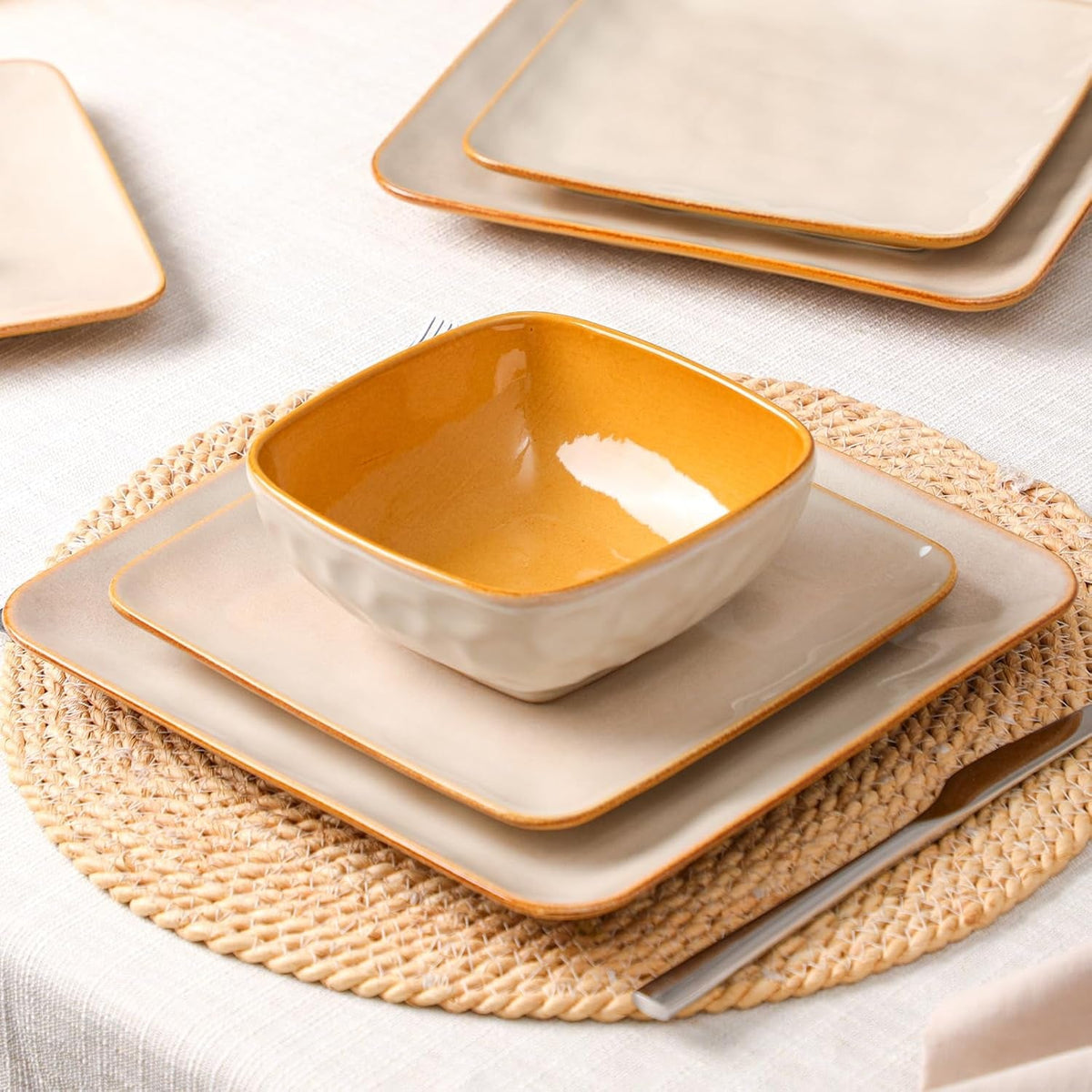 ceramic-square-12-pieces-dinnerware-set-dinner-plates-salad-plates-cereal-bowls-set-service-for-4-scratch-resistant-microwave-oven-dishwasher-safe-beige