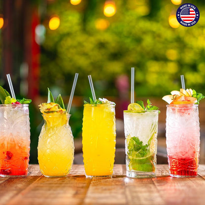 Glotoch 500PCS Individually Wrapped Clear Plastic Straws, 7.75'' Long | 0.24'' Diameter Disposable Drinking Straws for Every Occasion, Party, Made in USA9