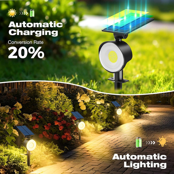 Solar Spot Lights Outdoor Waterproof, Landscape Spotlights4