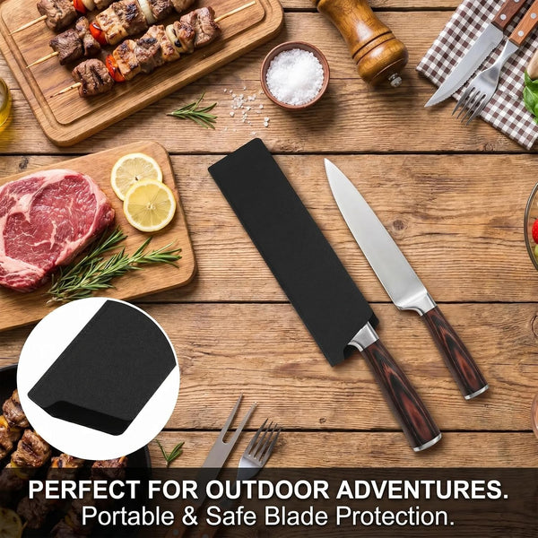 Knife Sheath for 8 Inch Chef Knife, ABS Knife Cover with Felt Lining, Universal Blade Guard for Kitchen Storage Travel Protection5