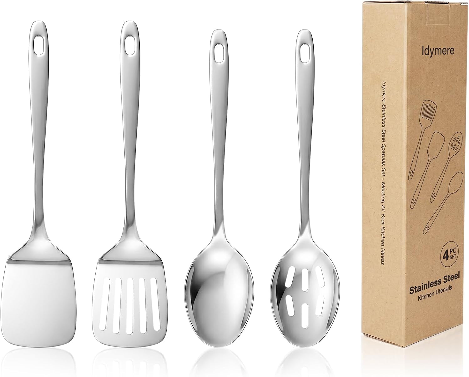 4pcs-stainless-steel-kitchen-cooking-utensils-spatula-spoons-set