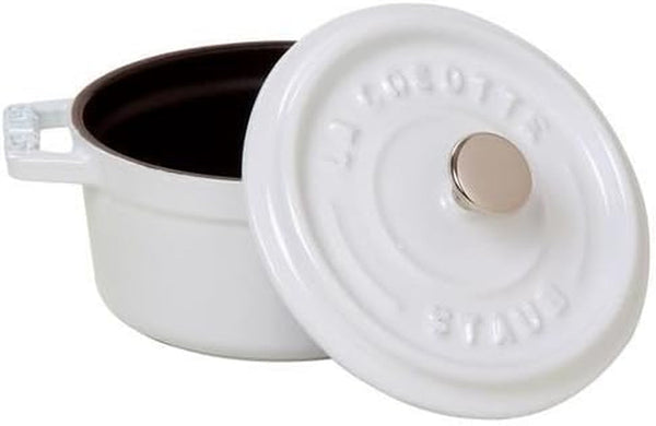 4-Qt. round Dutch Oven Color: White2
