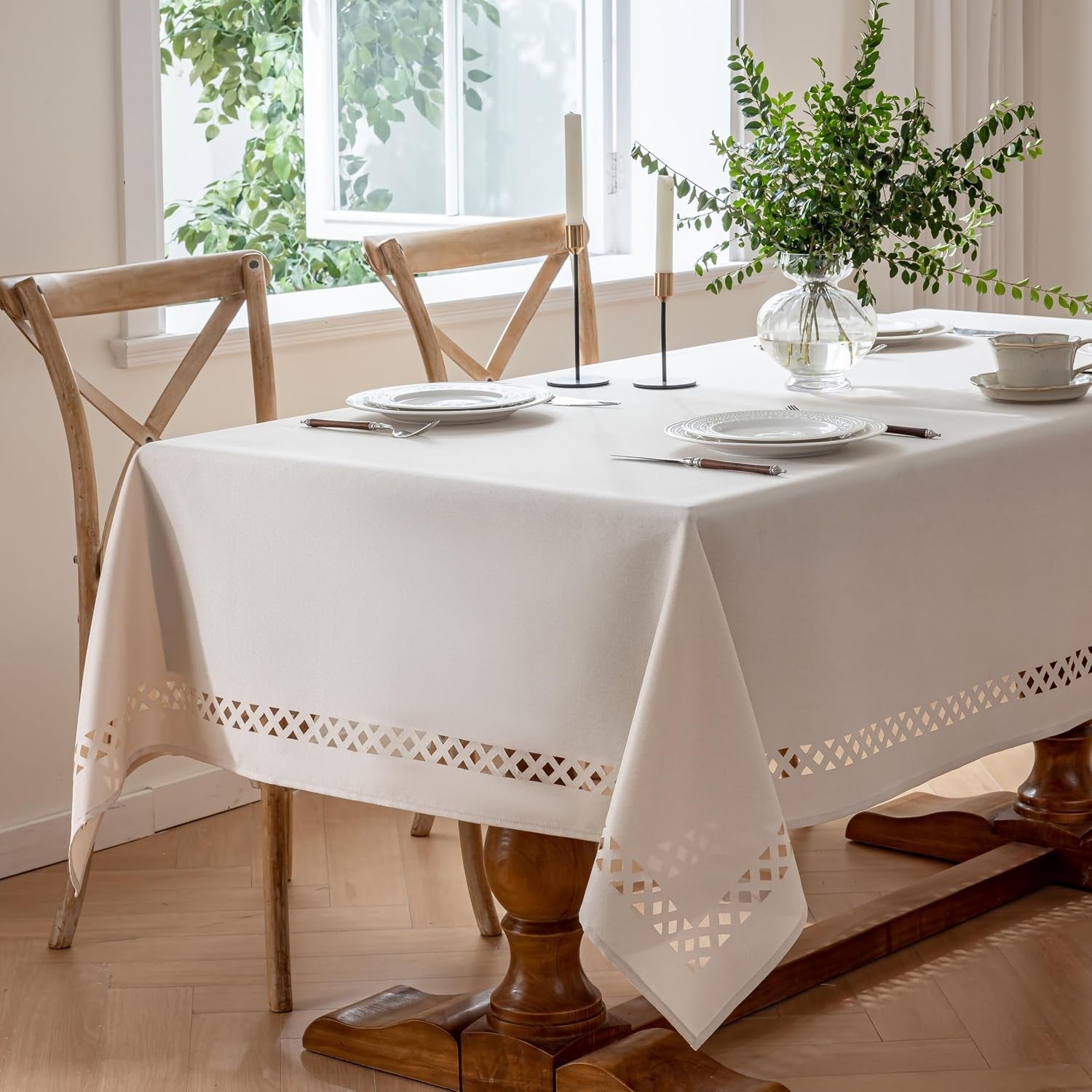 rectangle-linen-polyester-tablecloth-with-decorative-cutouts-waterproof-tablecloth-wrinkle-free-spring-farmhouse-dining-tables-cover-for-dining-party-camping-55-x-70-inch-beige