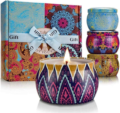 Scented Candles Gift Set for Women, 4 Pack Soy Wax Candles for Home Scented1