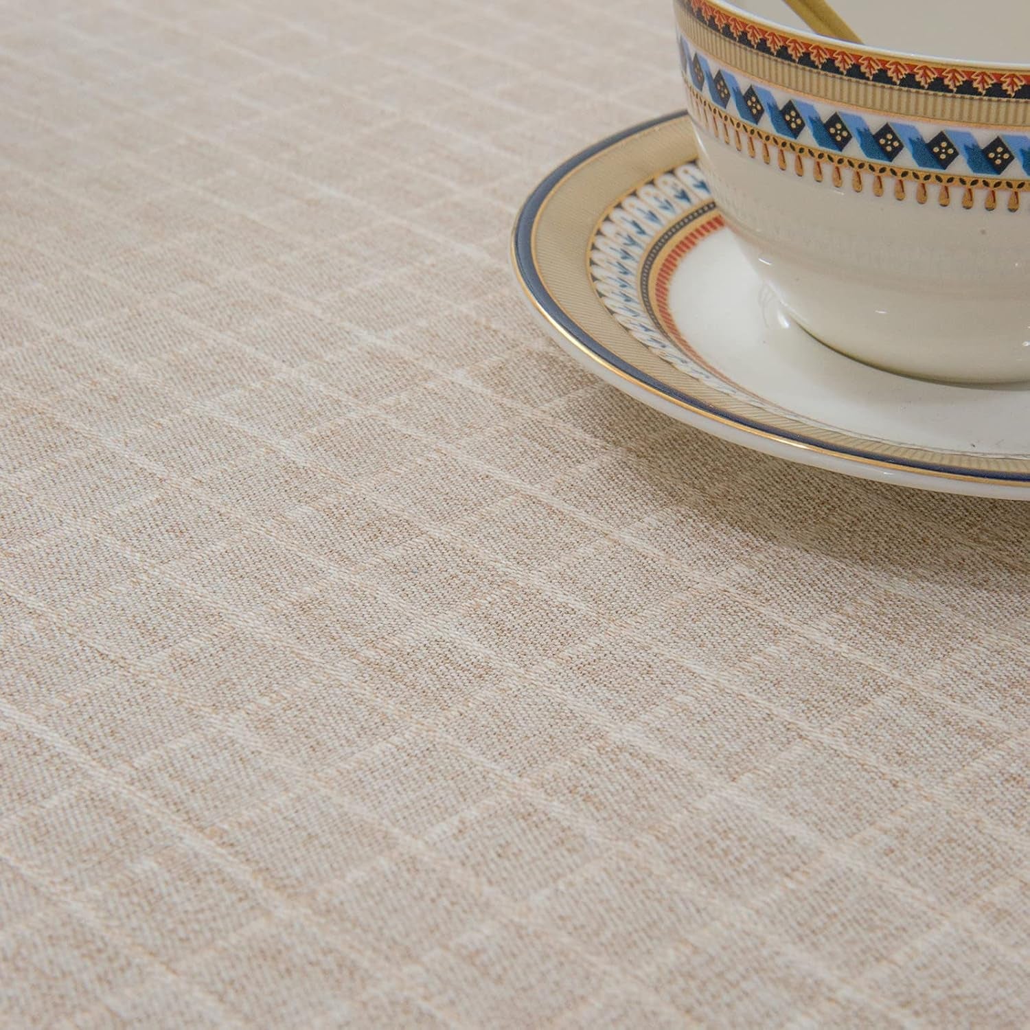 textured-tablecloth-linen-look-rustic-burlap-style-washable-solid-heavy-weight-lace-trim-rectangle-fabric-table-cloth-table-cover-for-kitchen-dinning-tabletop-decoration-55x70-in-beige