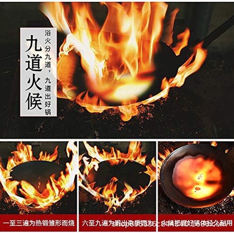 chinese-100-hand-hammered-iron-woks-stir-fry-pans-non-stick-no-coating-less-oil-34cm-black-seasoned-wooden-handle-masterchef