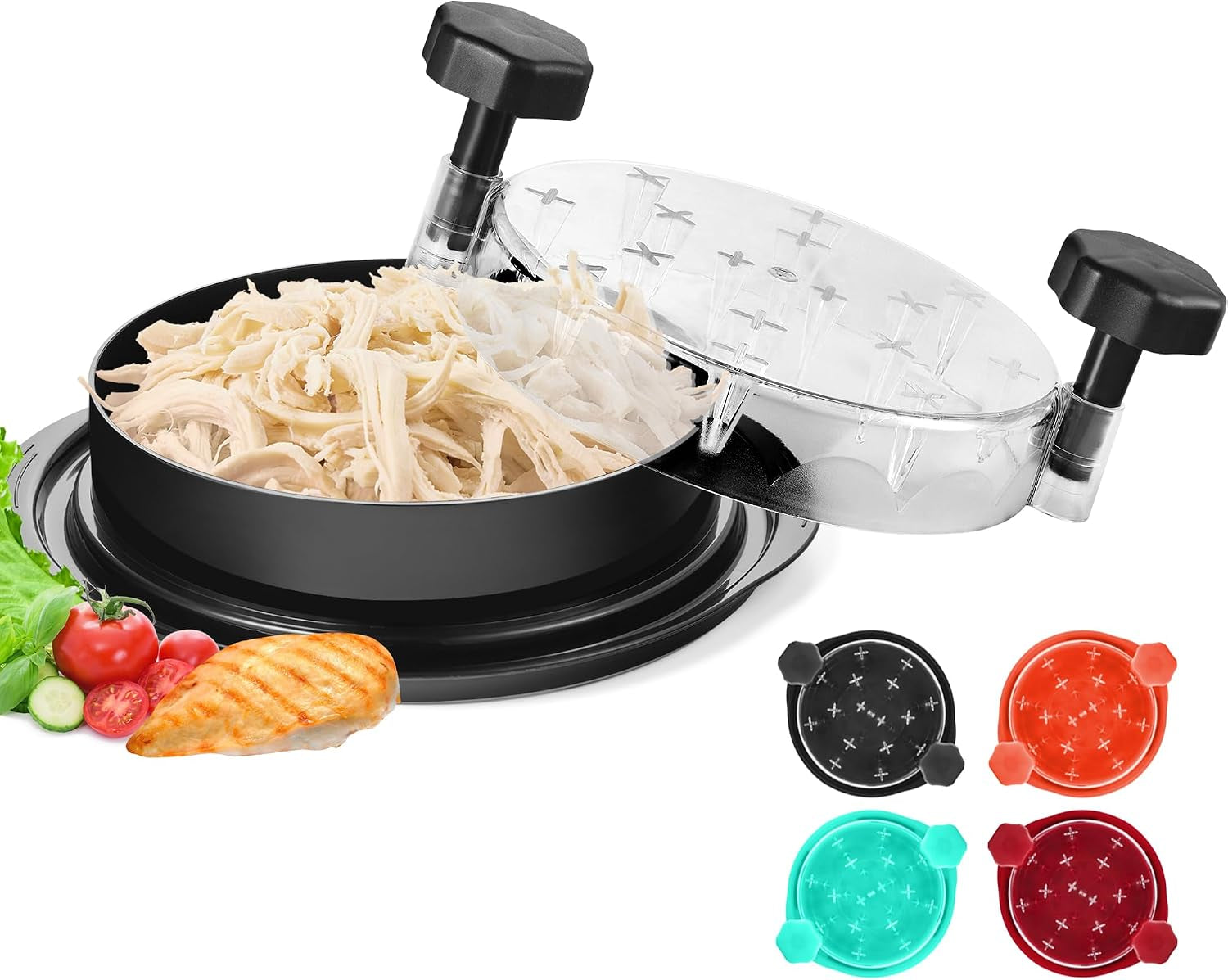 chicken-shredder-tool-twist-food-grade-meat-shredder-black-2026-pro-visible-lid-strong-anti-slip-base-ergonomic-handle-chicken-breast-shredder-suitable-for-pork-beef-chicken