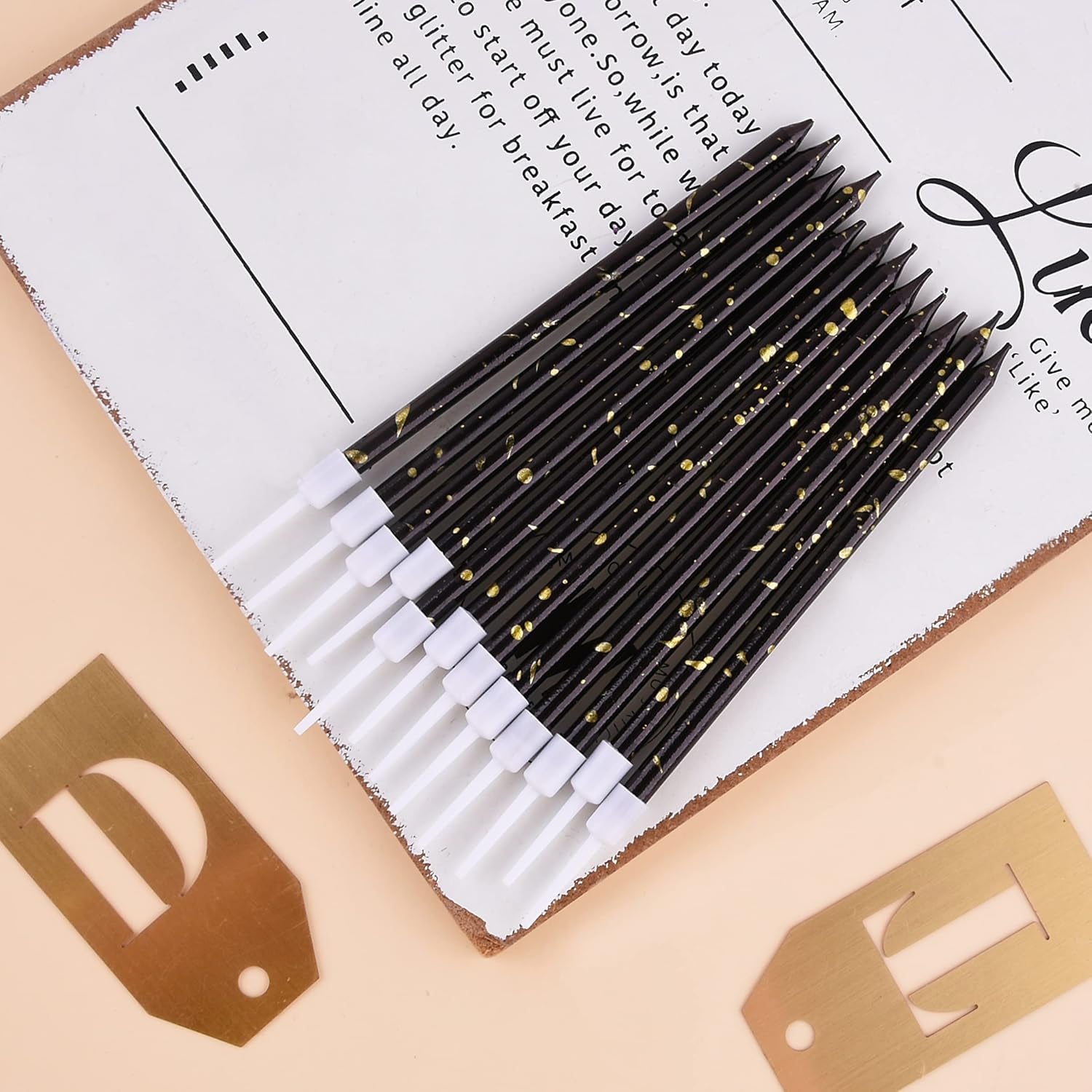 black-gold-long-thin-birthday-candles-cake-candles-birthday-parties-wedding-decorations-party-candles