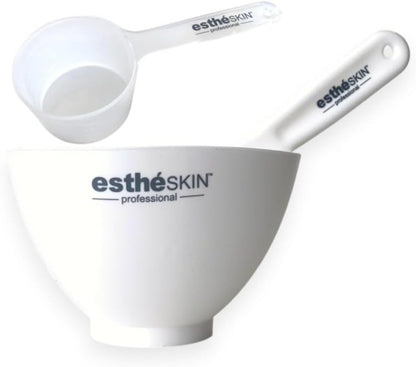 Mixing Bowl, Spatula & Measuring Spoon 3Pcs Set for Facial Rubber Mask – Ideal for Skincare Treatments, Spa & Home Use, Easy to Clean, Reusable1