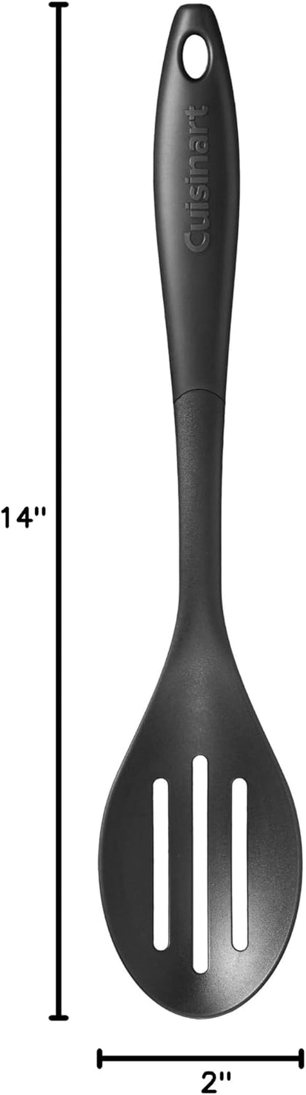 Nylon Kitchen Tool Set, 4-Piece Black – Slotted Turner, Solid Spoon, Slotted Spoon & Ladle, Nonstick-Safe, Heat Resistant to 400F, Dishwasher Safe6