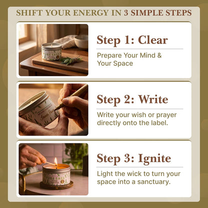 Pure Sage Tin Candle for Energy Cleansing, 6Oz7