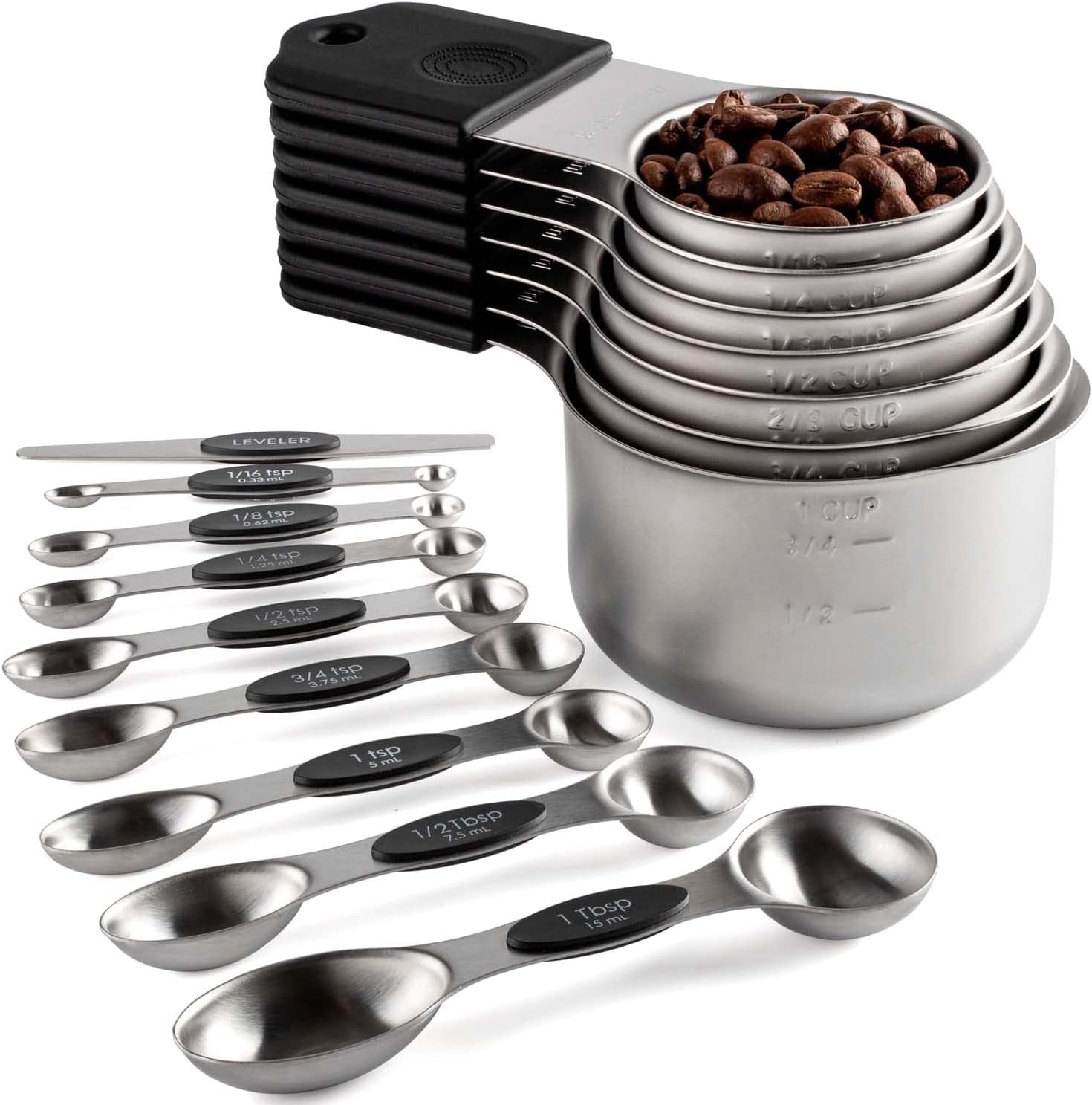 magnetic-measuring-cups-and-spoons-set-stainless-steel-measuring-cup-spoon