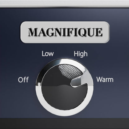[NEW] MAGNIFIQUE 4-Quart Slow Cooker with Casserole Manual Warm Setting - Perfect Kitchen Small Appliance for Family Dinners, Dishwasher Safe Crock, Blue7
