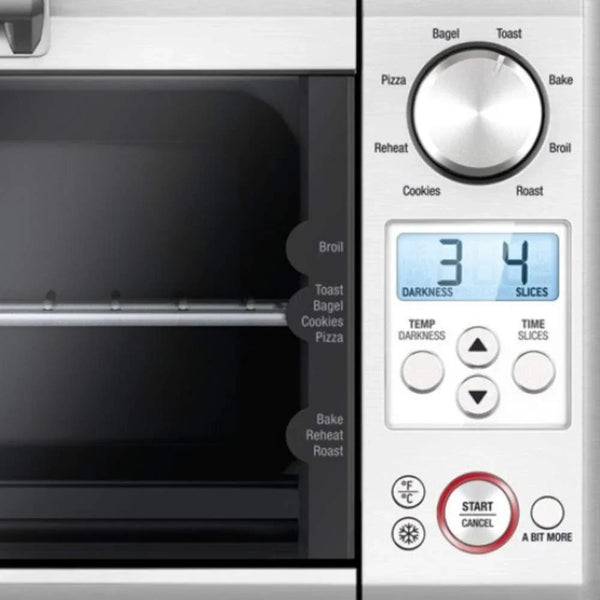 Breville BOV450XL Mini Smart Oven, Brushed Stainless Steel | Evenly Bake, Toast, Broil and More with This Versatile, Space-Saving Countertop Oven and Toaster with 8 Cooking Functions3