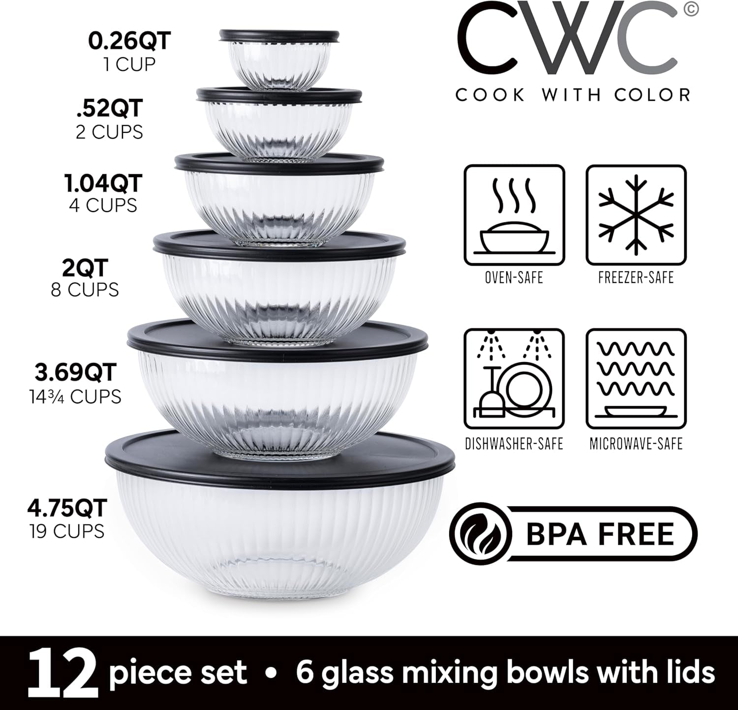 12-pc-glass-mixing-bowl-set-with-lids-borosilicate-glass-nesting-bowls-for-cooking-baking-and-meal-prep-fluted-black