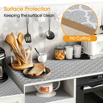 Shelf and Drawer Liner for Kitchen Cabinet Non-Adhesive Non Slip3