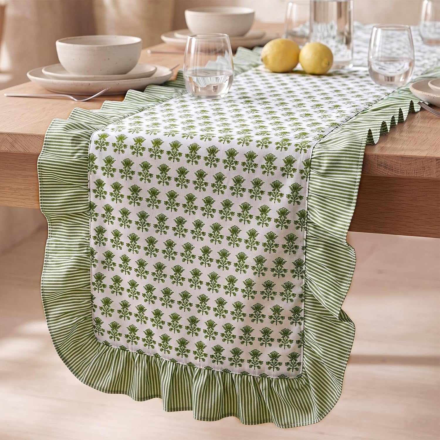 14-x-72-inch-sage-green-floral-ruffle-table-runner-farmhouse