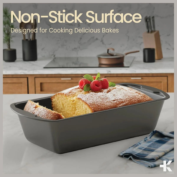 Bakken- Swiss Loaf Pan Set 4-Piece - Deluxe Nonstick Carbon Steel Bakeware for Perfect Bread and Cakes – Dishwasher Safe, Premium Pans for Home Baking6