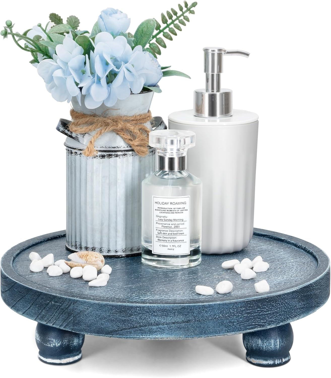 round-wood-riser-for-kitchen-counter-bathroom-decorative-tray-blue-10display-stand-non-slip-mat-ideal-soap-holder-vanity-organizer-blue-bathroom-decor-blue-bathroom-accessories