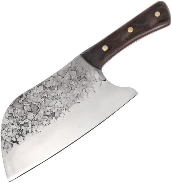 Meat Cleaver, 8 Inch Traditional Handmade Forged Kitchen Knife Vegetables Meat Bone Chef Chopper Knives Stainless Steel1