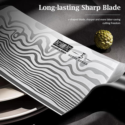 Cleaver Knife 7", Razor Sharp Powder Steel Kitchen Meat Cleaver5