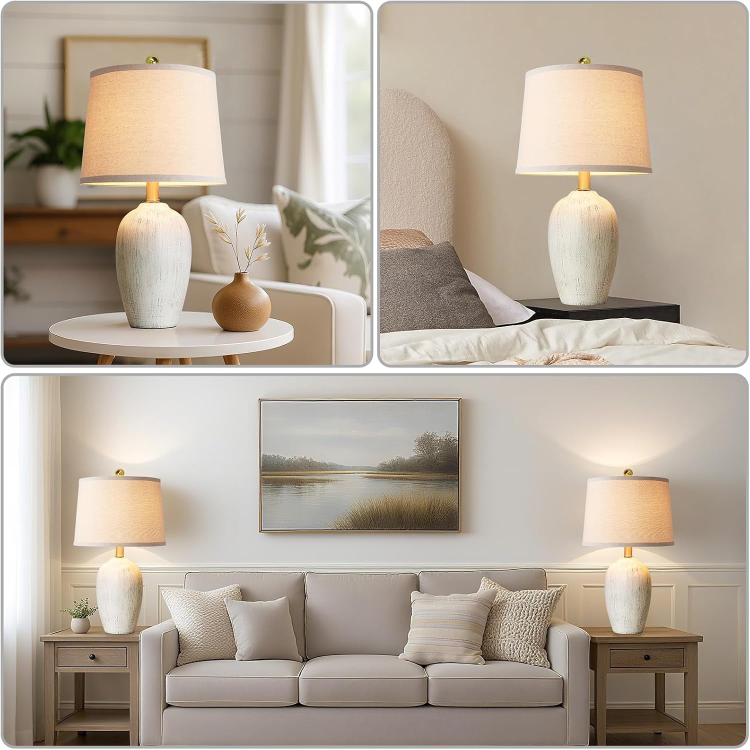 21-set-of-2-rustic-ceramic-small-table-lamps-for-bedroom-farmhouse-vintage-nightstand-lamps-for-living-room-office-entryway-end-table-2-bulbs-included