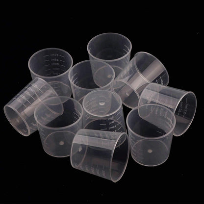 100 Pack 1Oz/30Ml Plastic Graduated Cups5