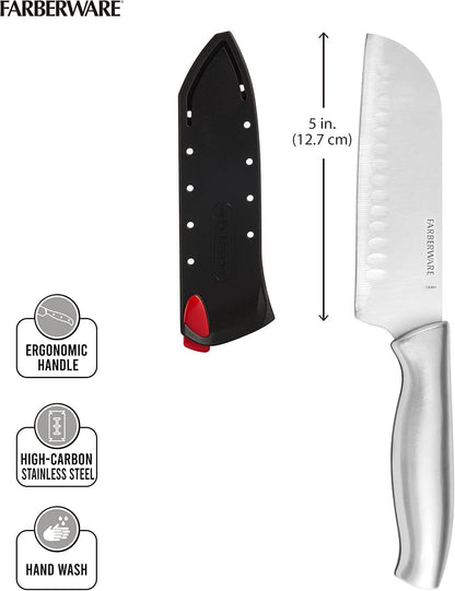 Edgekeeper Self-Sharpening Santoku Knife, 5-Inch, Stainless5