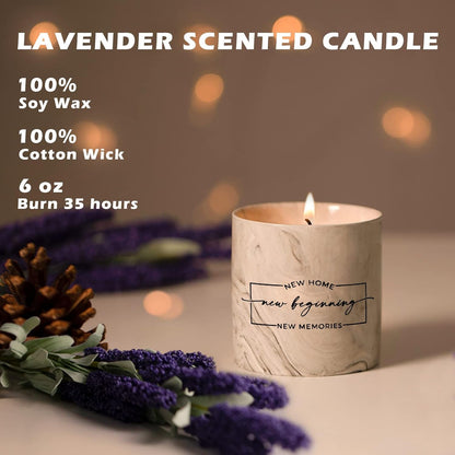 House Warming Gifts New Home Housewarming Gift for Women Men Friend New Home Gift Ideas New Homeowner Gifts House Warming Decoration Party Decor Porcelain Ceramics Scented Candle3
