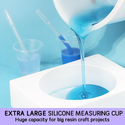 Extra Large Silicone Measuring Bowl Set for Epoxy Resin 2000Ml & 1000Ml4