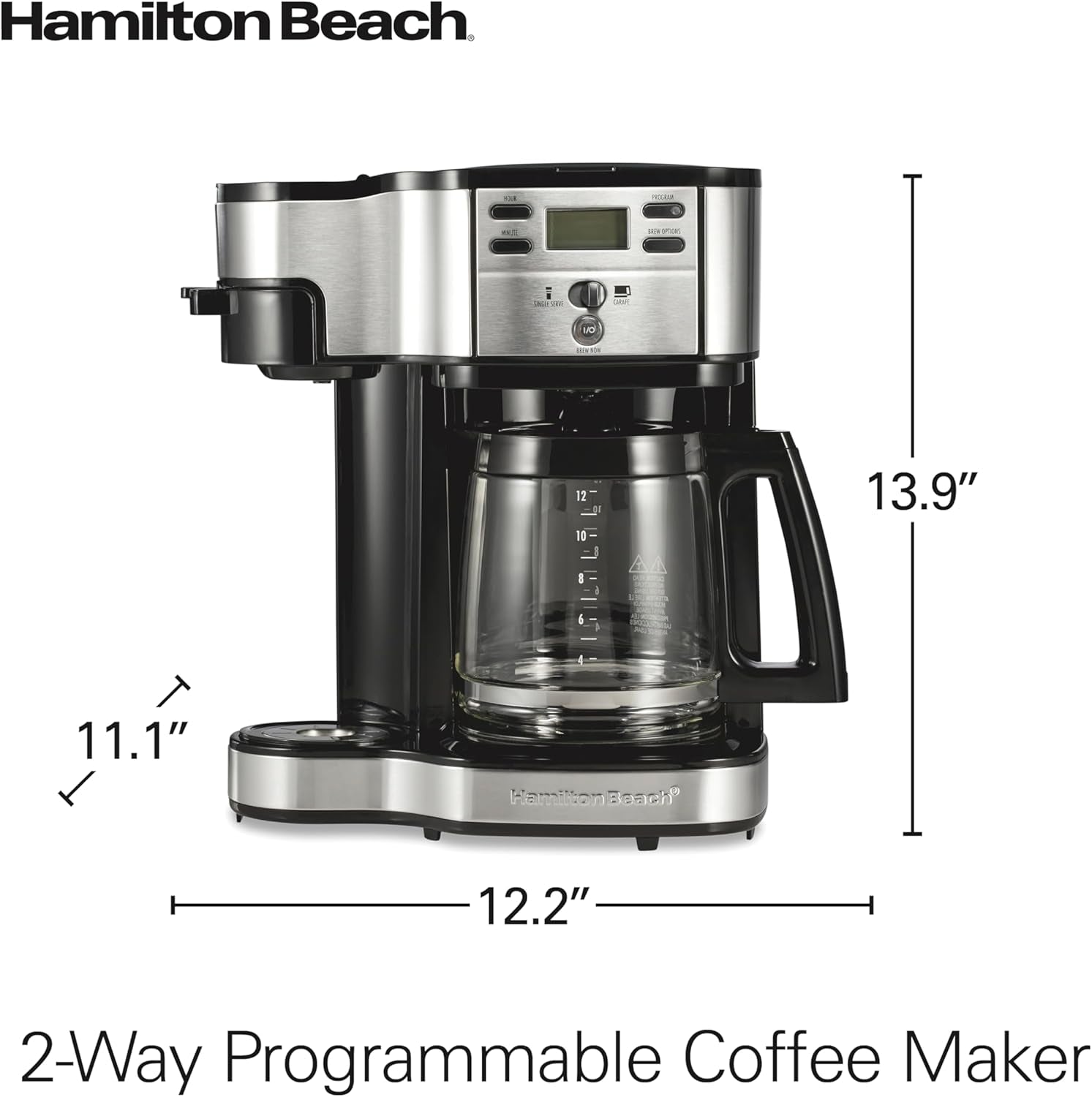 2-way-brewer-coffee-maker-single-serve-and-12-cup-pot-black-stainless-steel49980a-carafe-12-cup-glass-carafe-black-with-stainless-steel-accents-49980rg