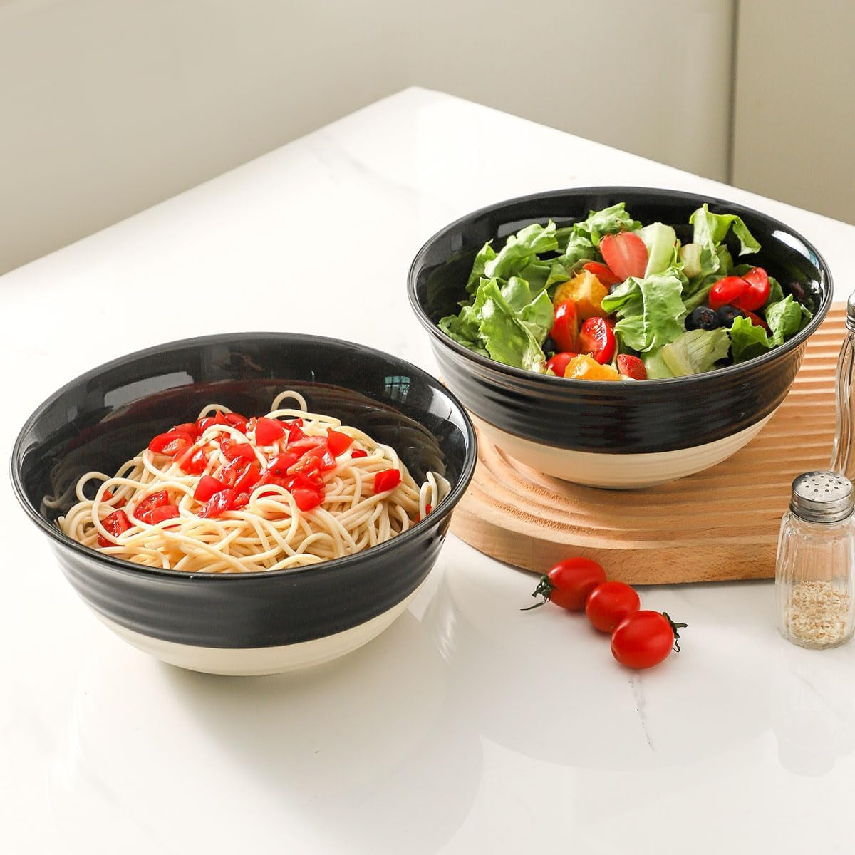 large-porcelain-serving-bowls-set-of-2-60-oz-8-5-inch-black-beige-stoneware-mixing-bowls-farmhouse-bowls-for-salad-soup-pasta-dishwasher-microwave-safe