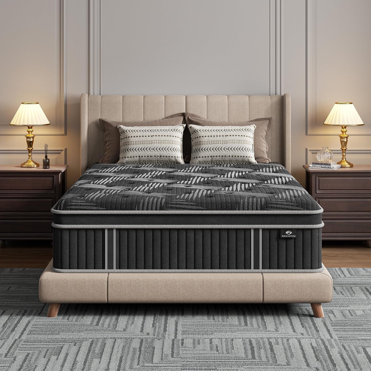 12-full-mattress-pocket-spring-pressure-relief-gel-memory-foam