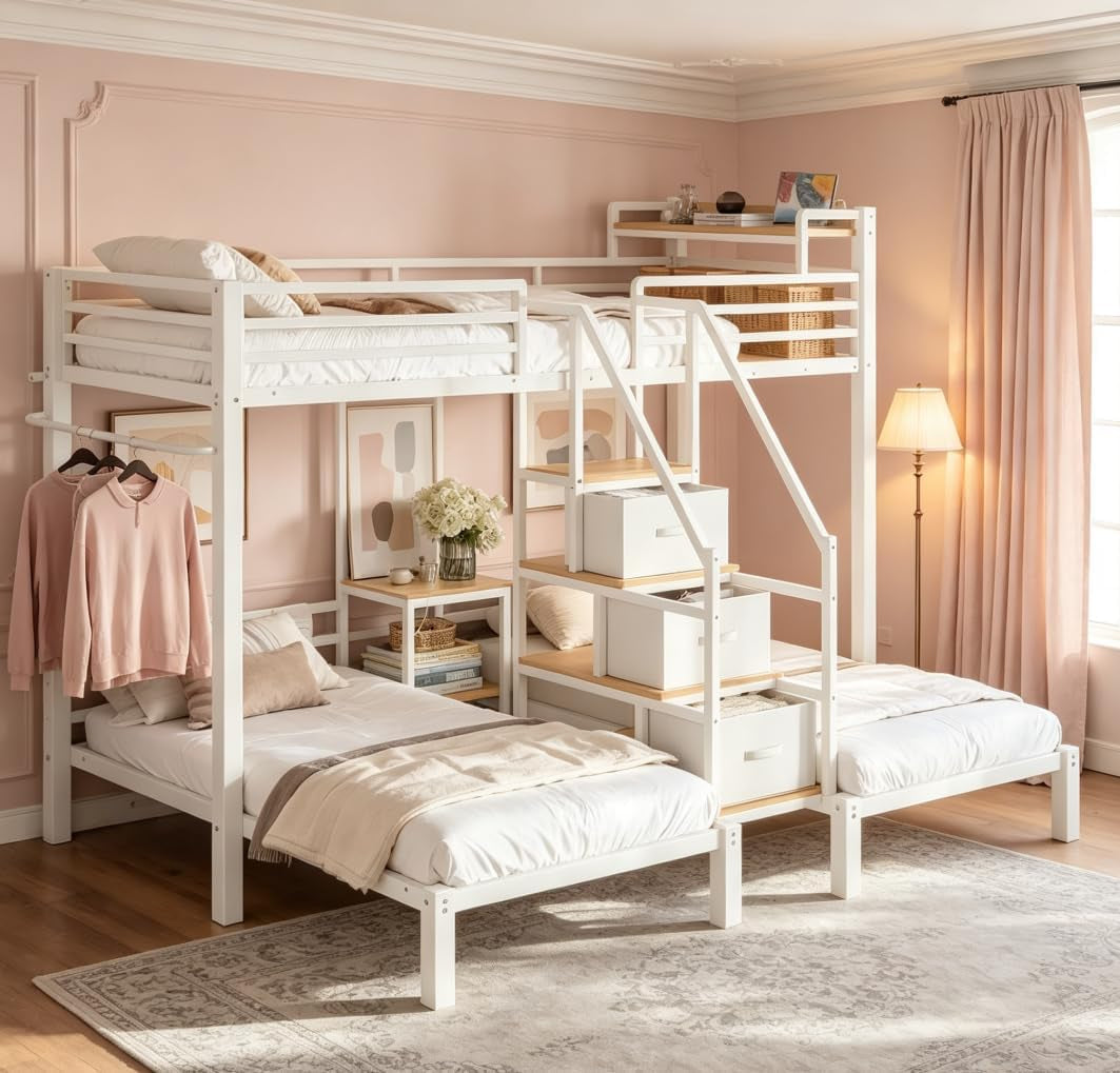 twin-triple-bunk-bed-with-storage-shelves-and-storage-stairs-3-bunk-bed-for-kids-adults-heavy-metal-white