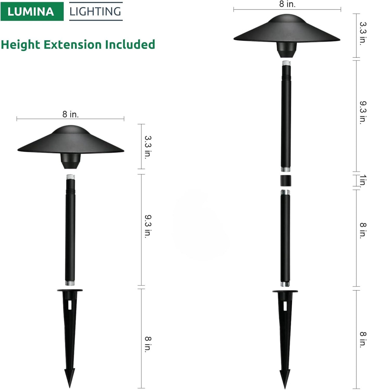 ®-4w-landscape-lighting-12v-landscape-lights-low-voltage-landscape-path-lights-warm-white-waterproof-outdoor-replaceable-g4-led-bulb-for-garden-pathway-lawn-yard-black-2-pack