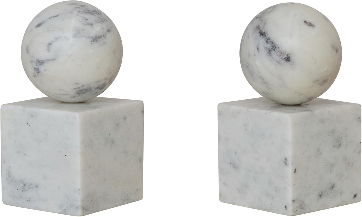 creative-co-op-2-piece-marble-geometric-bookends-white