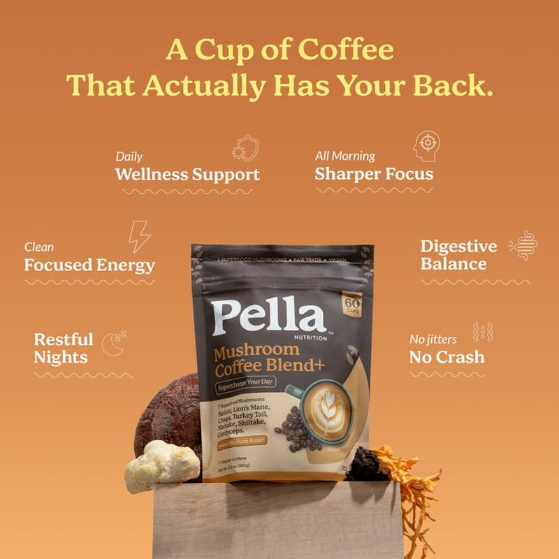 instant-mushroom-coffee-powder-regular-caffeine-60-cups-7-mushrooms-lions-mane-turkey-tail-more-with-arabica-coffee-80-100-mg-caffeine-medium-roast-6-calories-vegan-0g-sugar